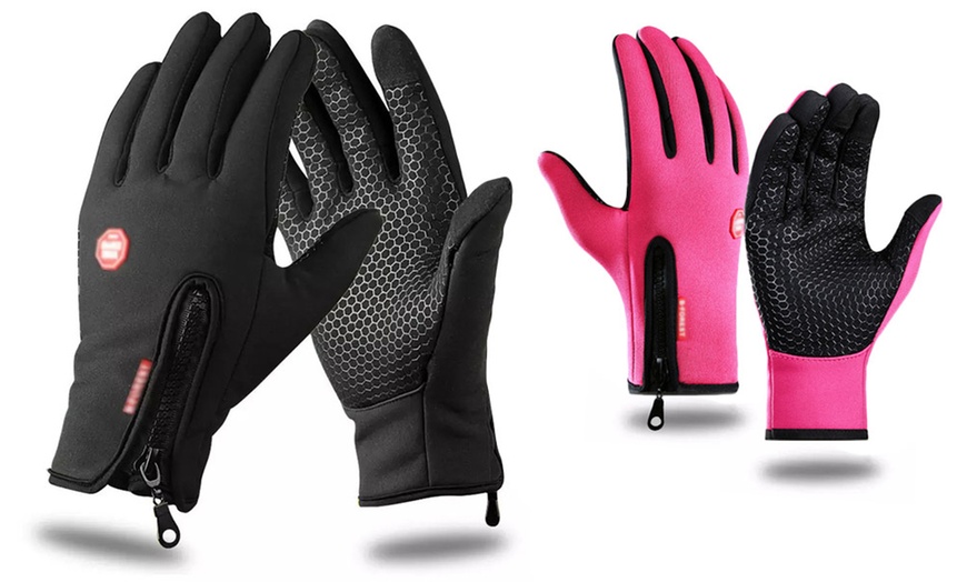 Image 1: Gants softshell avec fonction tactile