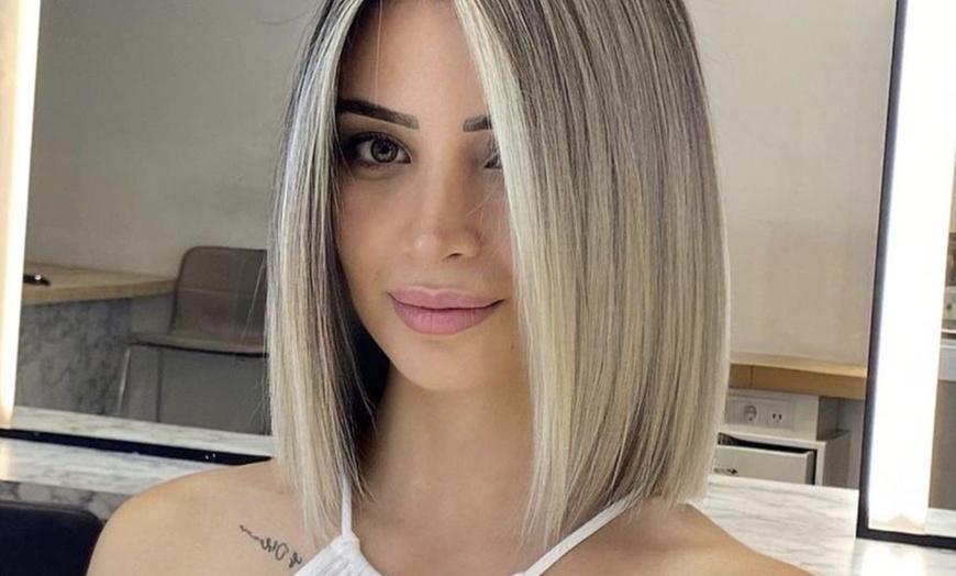 Image 1: Up to 65% Off on Salon - Hair Color / Highlights at DG Hair Design by Glad