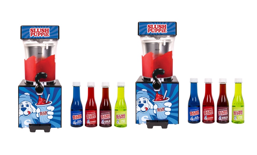 Image 4: One or Two Sets of Slush Puppie Machine with Four Syrups