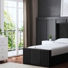 Image 6: Elara Winged Panel Bed in Various Sizes and Colours