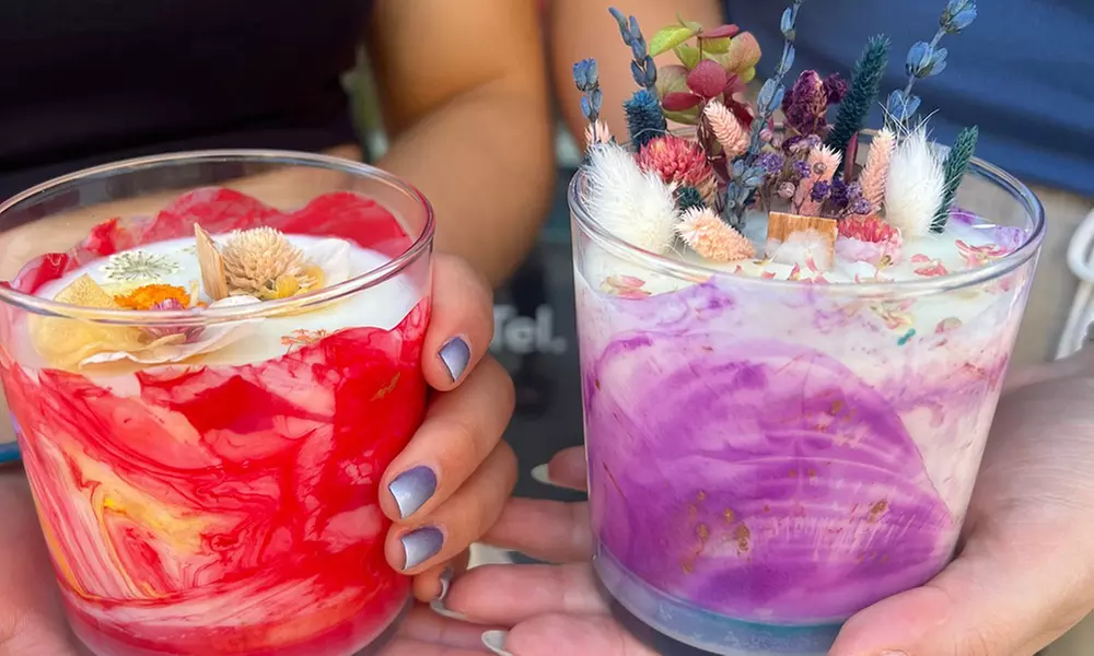 ¡Una tarde diferente! Taller de velas a elegir para hasta 4 personas