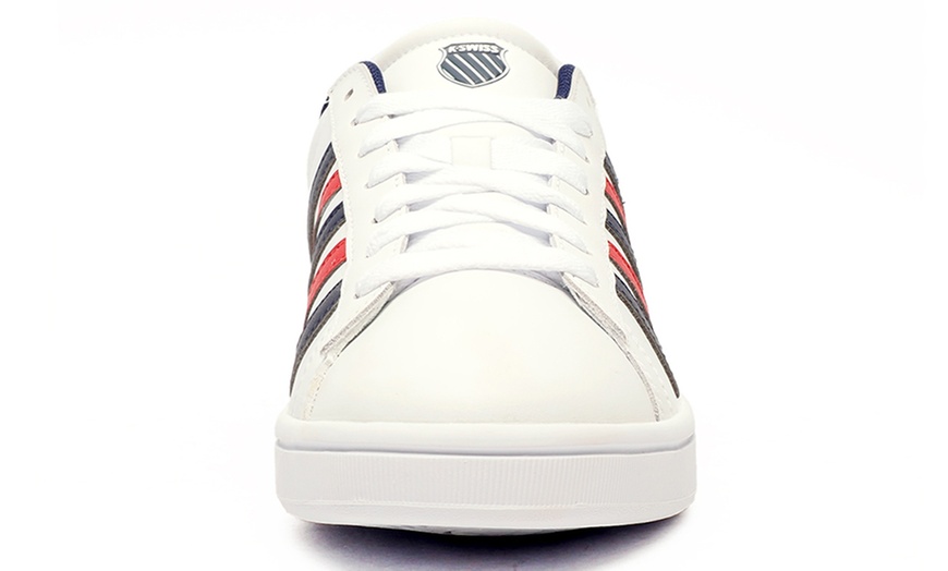 Image 6: K-Swiss Court Tiebreak II Men's Leather Trainers 