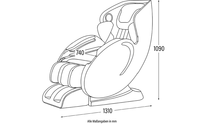 Image 3: Home Deluxe Massage-Sessel „Sono“