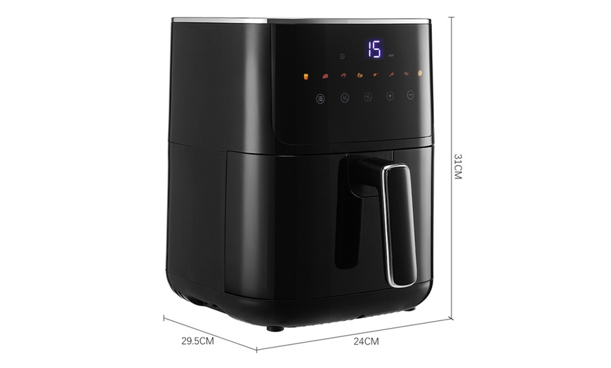 Image 9: 4.7, 5 or 6L Air Fryer with Smart Touch Display and 60 Minute Timer