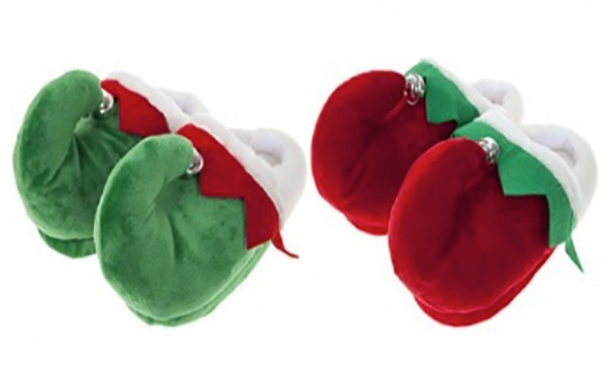 Image 1: Adult Elf Slippers