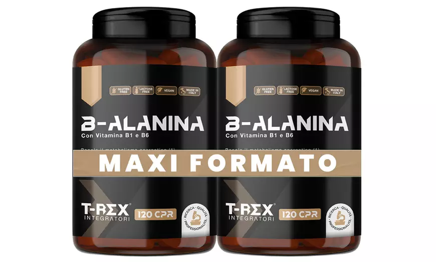 Image 3: Aminoacidi essenziali, glutammina e arginina T-Rex Integratori