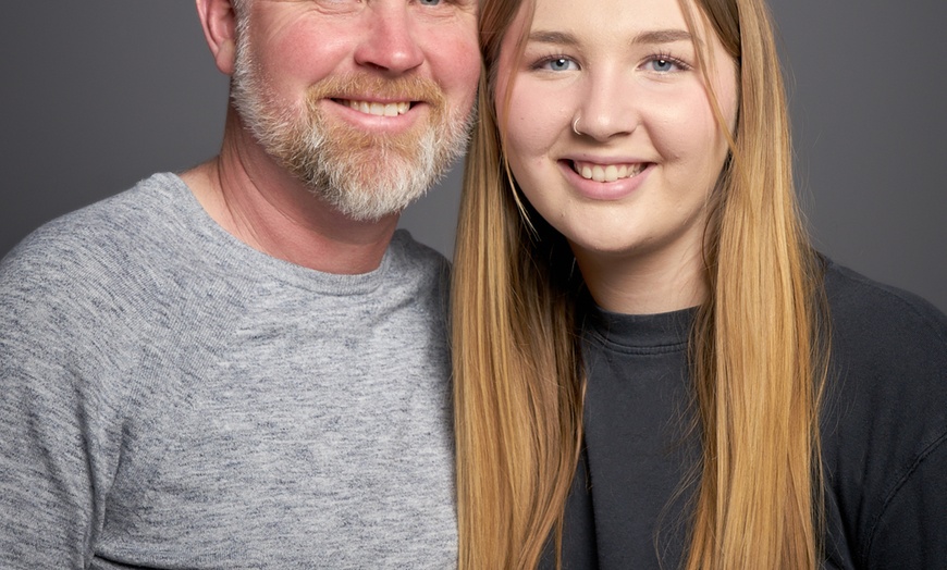 Image 8: Father & Kids Photoshoot I 8'' x 6'' Print I Barrett & Coe Studios