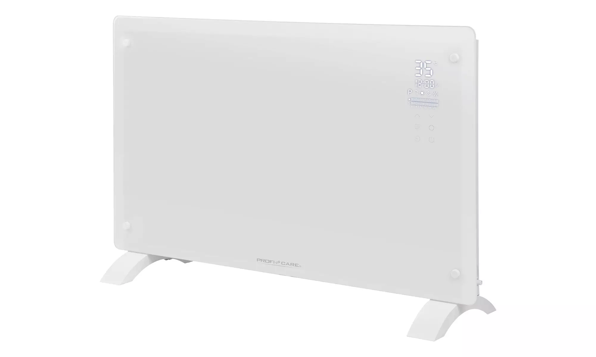 Chauffage électrique avec façade en verre Proficare