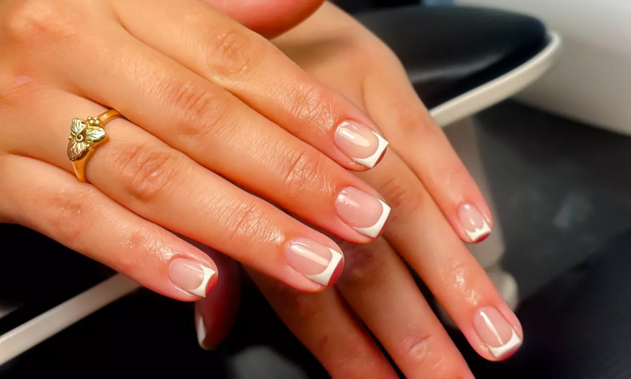 Experience Awaits: French Gel Manicure and Deluxe Gel Pedicure Combo