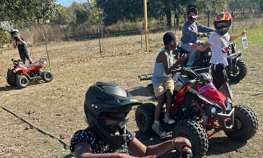 Image 3: Youth ATV Adventures: Guided 30-Minute Rides on a Scenic Ranch