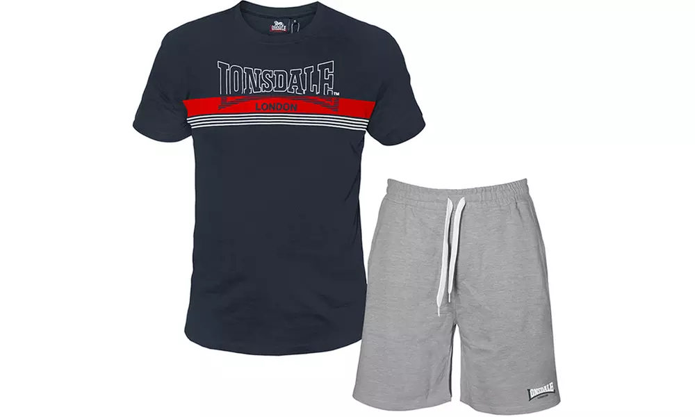 Completo uomo corto Lonsdale in cotone