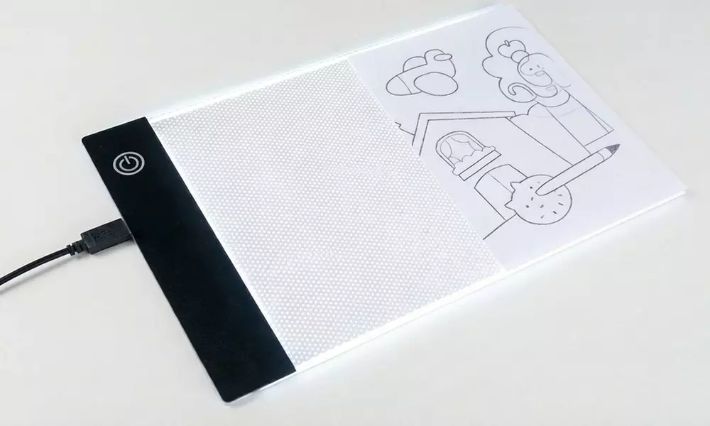 A4 LED Light Box Tracing Pad with Dimmable Brightness