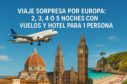 Viaje en Europa desde MAD o BCN (p.p.p): 2 noches / Islas Baleares - ✈  Viaje Misterio por Europa