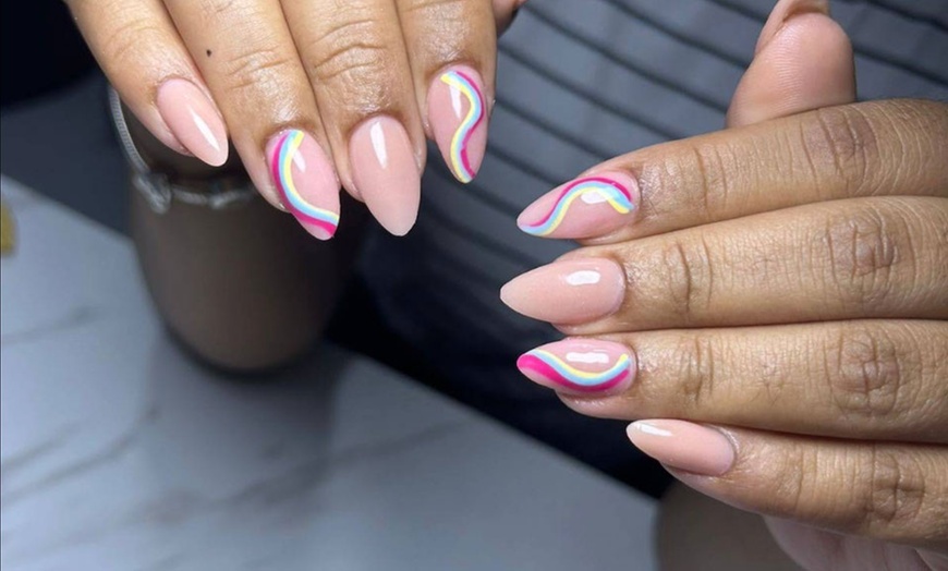 Image 3: One or Two Classic French Manicure and/or Pedicure Options