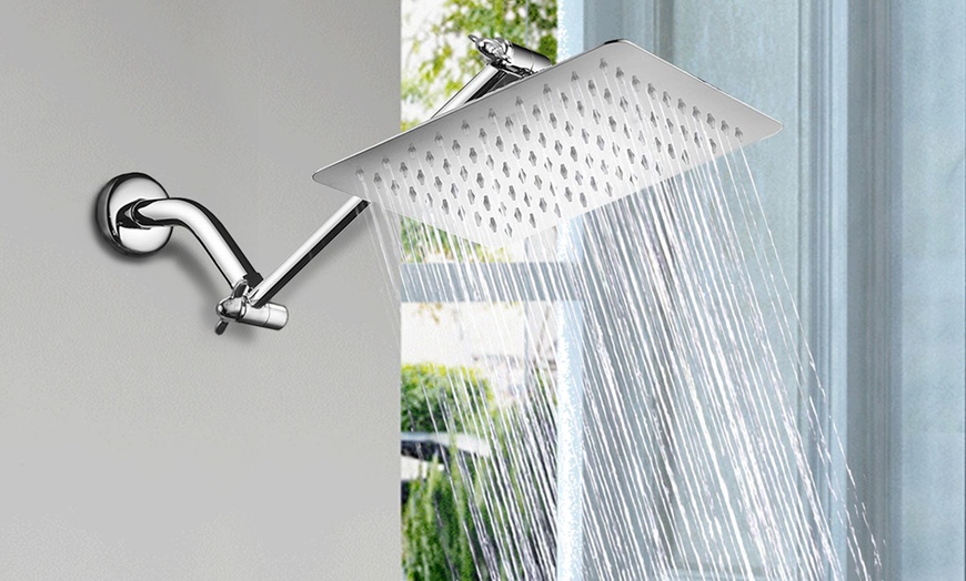 Image 3: Square Rainfall Shower Head