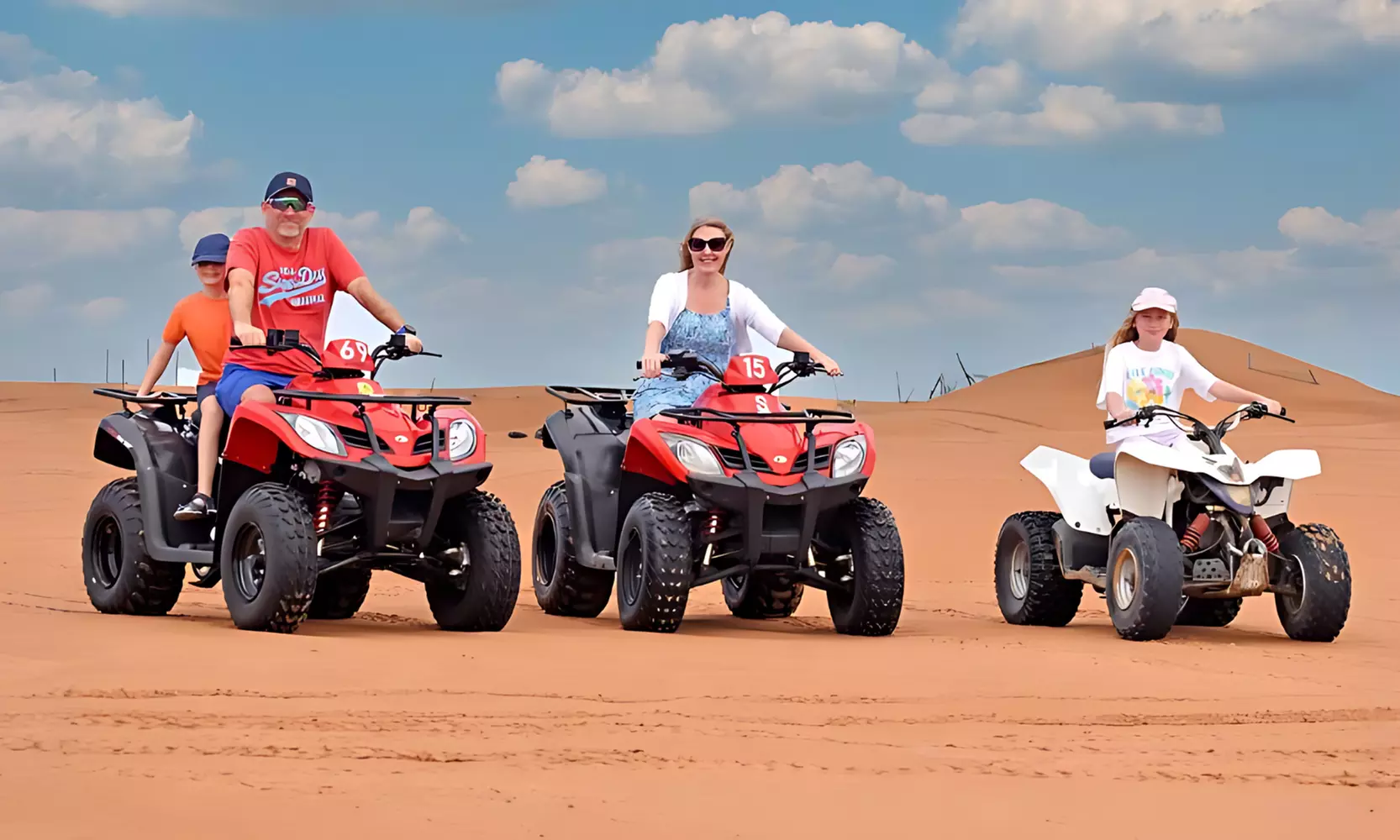 Abu Dhabi Desert Safari w/ Central/Home or Hotel Pickup, Dinner & More