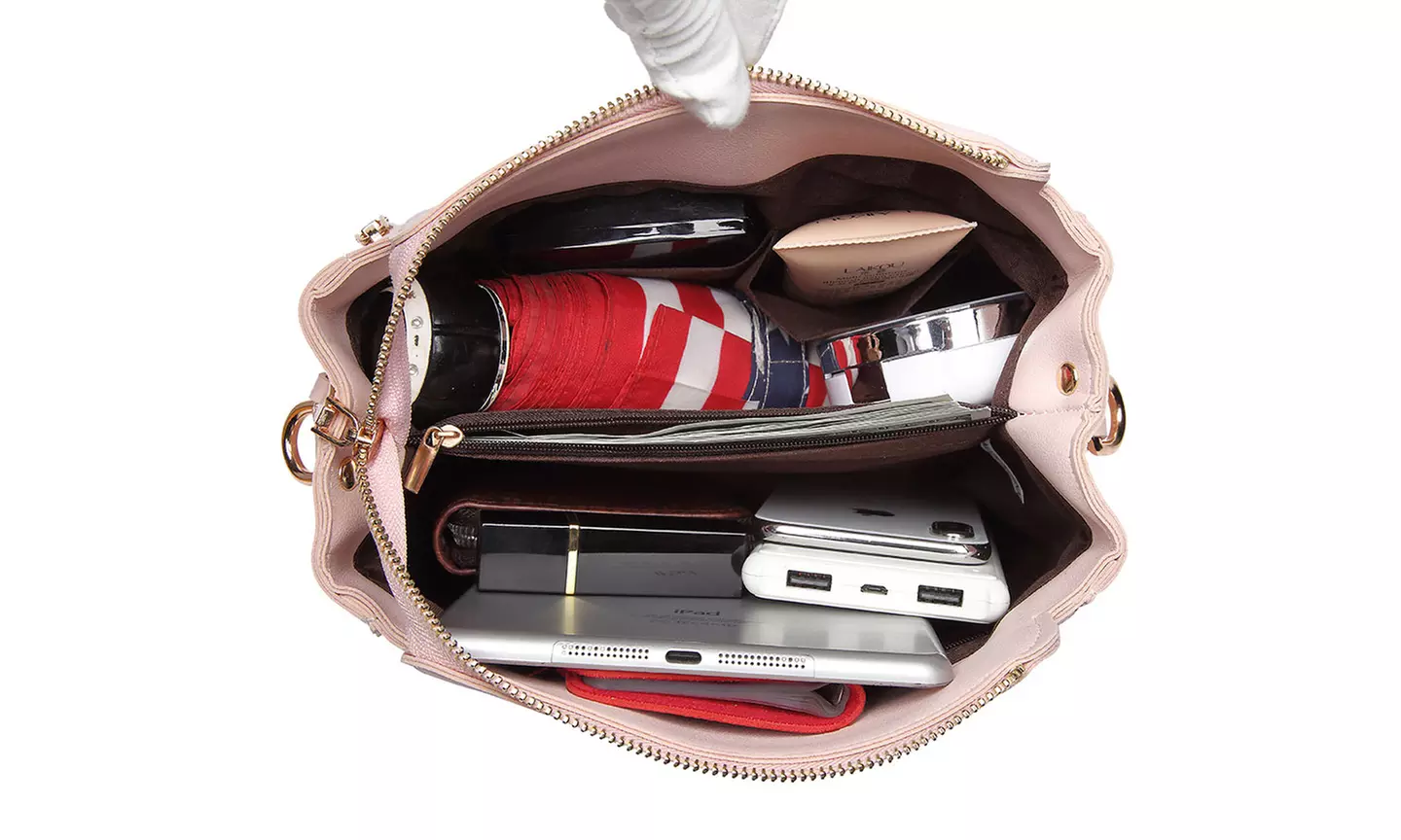 Leather Look Practical Large Capacity Crossbody Bag