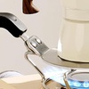 Image 5: 150ml Stovetop Espresso Moka Pot with 13cm Induction Hob Adapter Plate