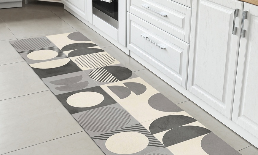 Image 9: Italian PVC Kitchen Runner