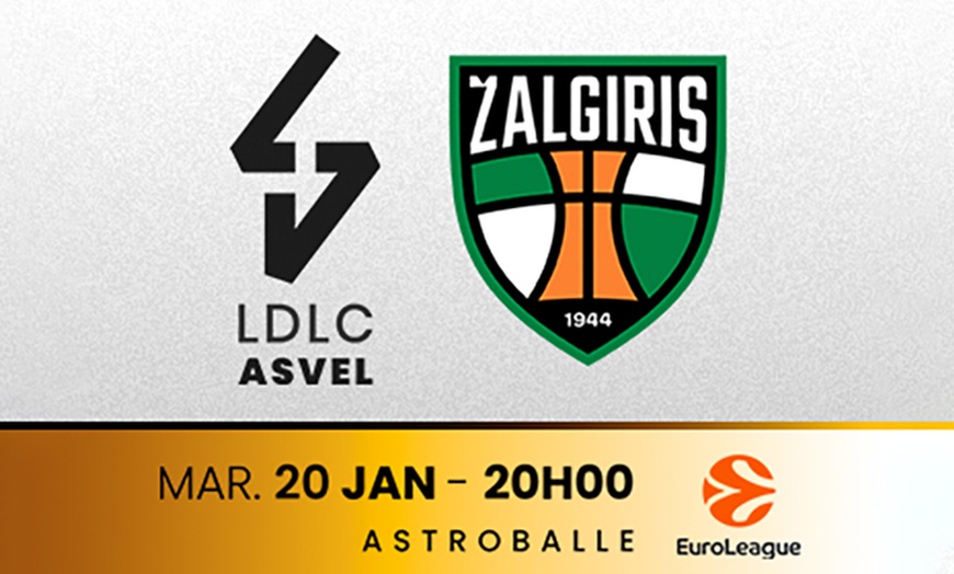 Image 3: LDLC Asvel vs. Kaunas : le 20 janvier à L'Astroballe