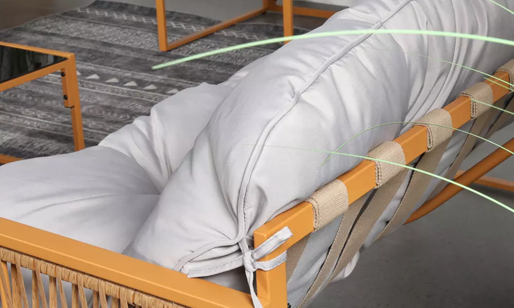 Salon de jardin Kocoon 4, 5 ou 8 places effet rotin, modèle "Forli"