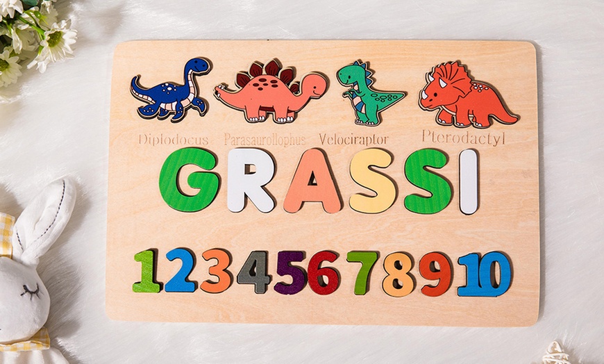 Image 5:  Name Puzzle Board