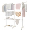 Image 3: Four-Tier Foldable Laundry Dryer Rack Indoor or Garden Rack 