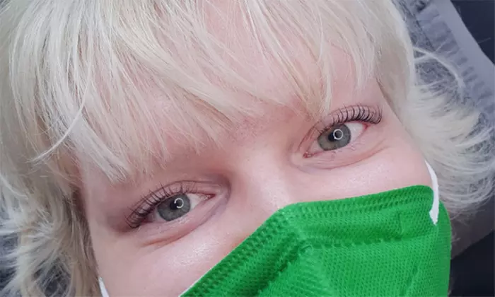 Schöne Wimpern: Wimpernverlängerung (UV LED) opt. inkl. Refill