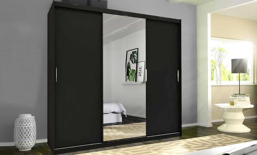 Image 2: Sliding Wardrobes 4 U Sliding Wardrobe 3 Door Bedroom Cabinet 
