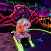 Image 5: 12 Holes of Glow in the Dark Mini Golf with 3D Artwork!