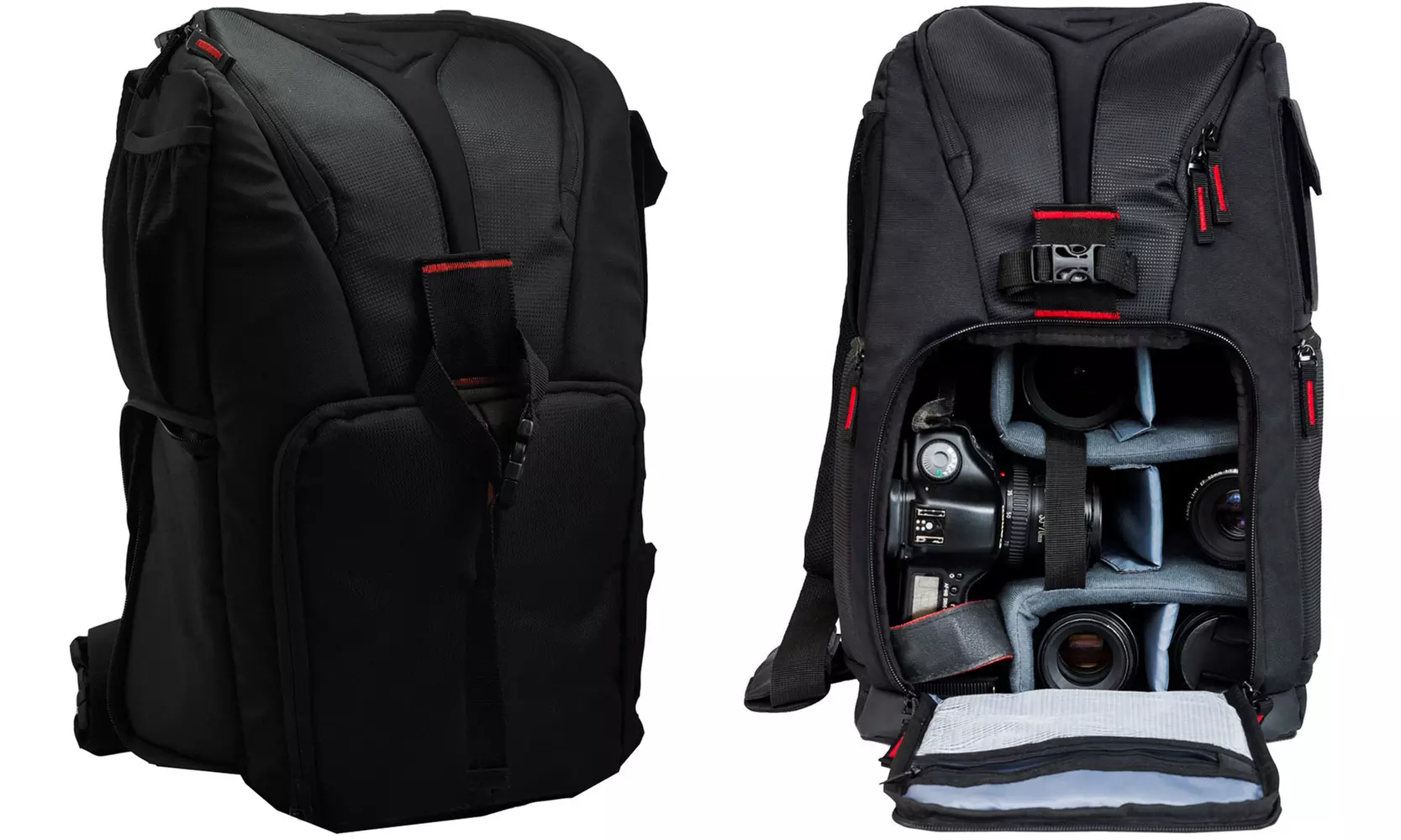 Deco Gear Photo Camera Sling Backpack for DSLR and Accessories - Primary Image