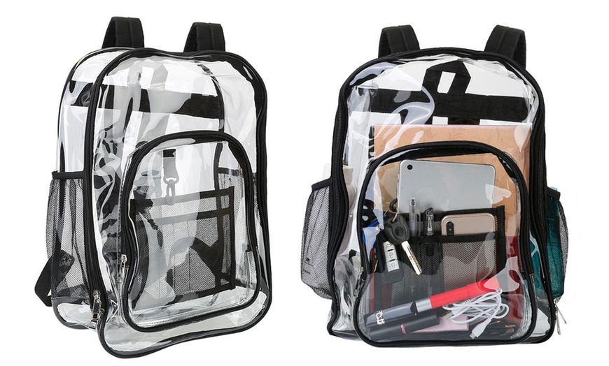 Image 11: N'POLAR Stadium Approved Clear Bag See-Through Transparent Bags (Multi-Options)