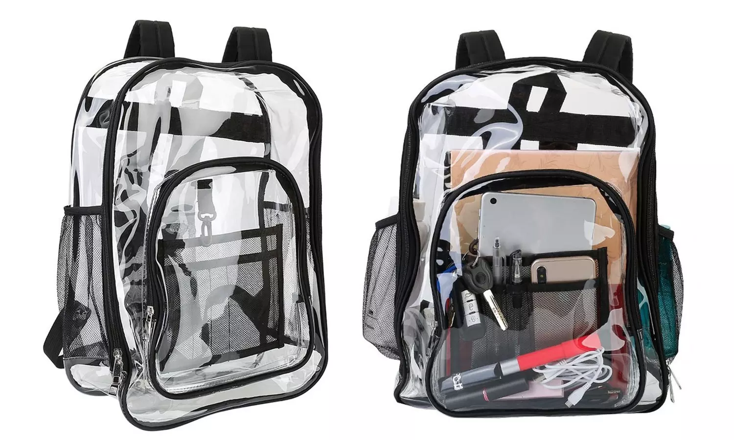 N'POLAR Stadium Approved Clear Bag See-Through Transparent Bags (Multi-Options)
