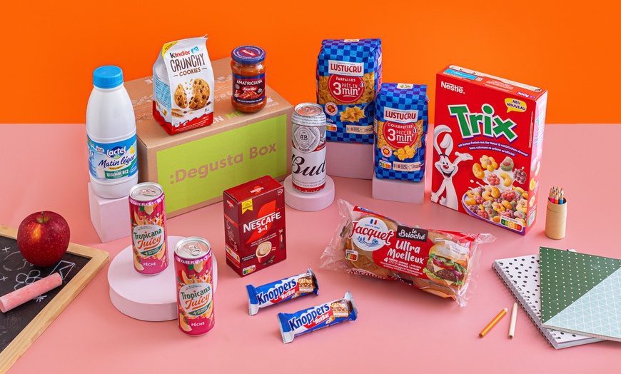 Image 2: Faites vibrer vos papilles avec 1 à 6 mois de surprises Degustabox !