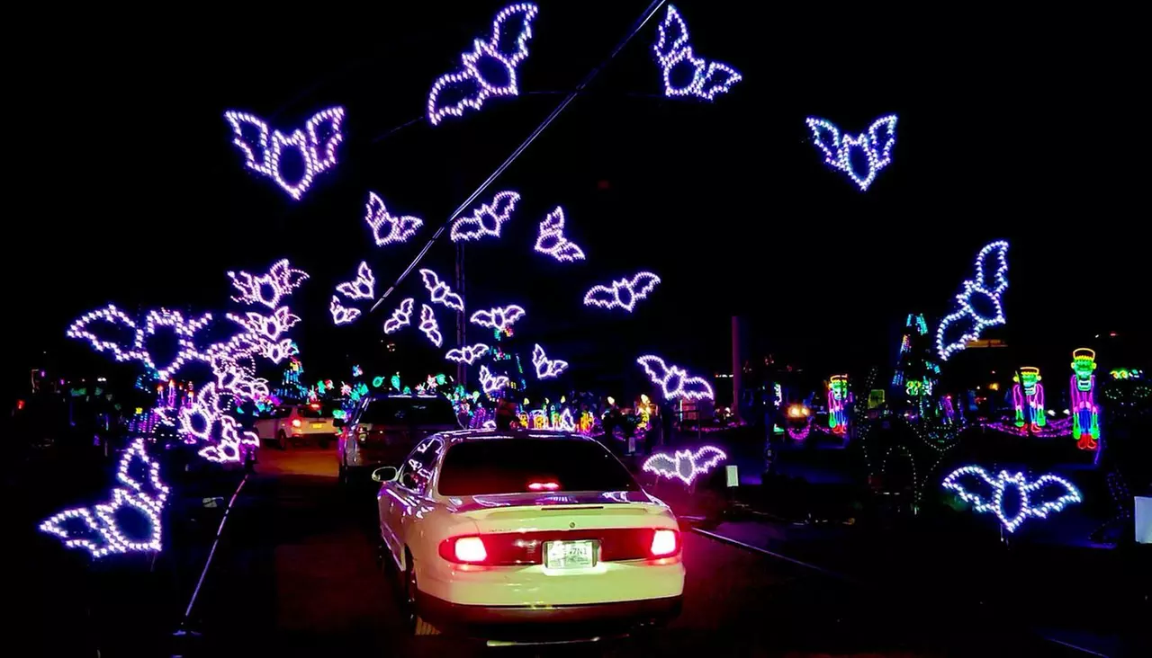 Enchanted Lights: A Mile-Long Halloween Themed Drive-Thru Light Show
