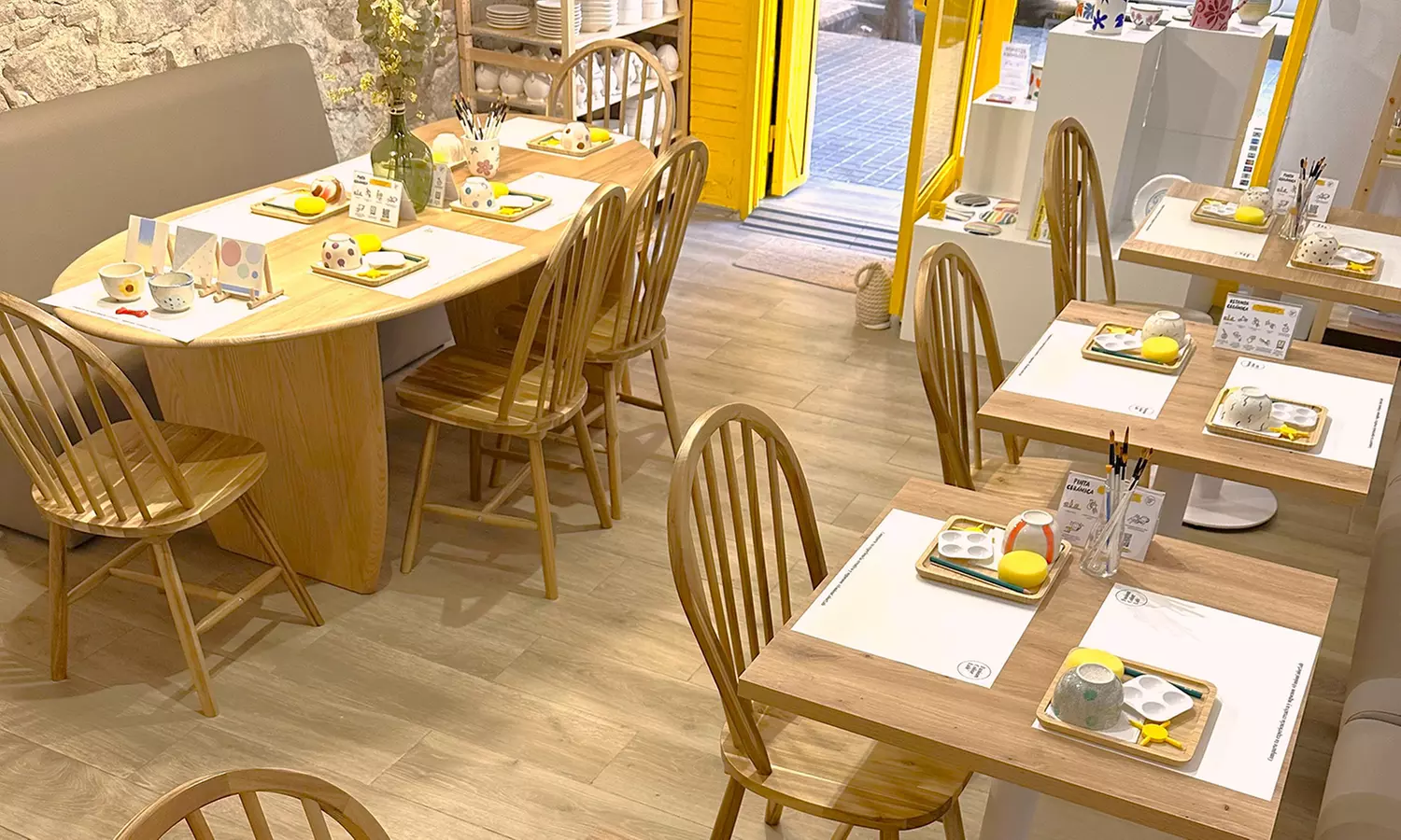 Taller de pintura en cerámica para 1, 2 o 4 personas