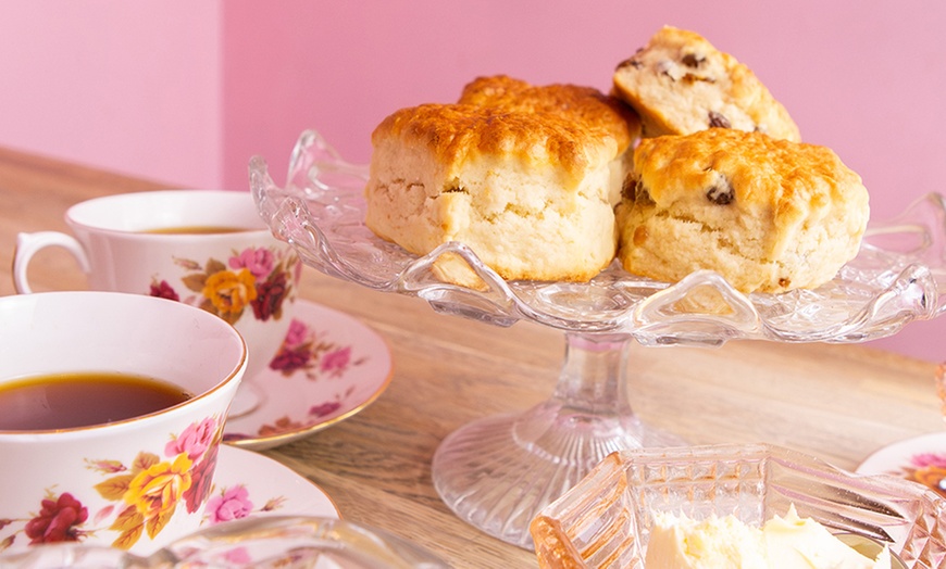 Image 2: Cream Tea for up to 4 People at a Cozy Café in Nottingham