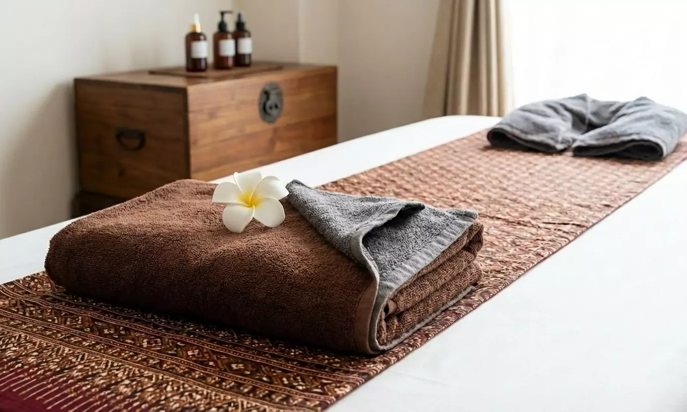 Massage thaï d’1h ou aux huiles chaudes avec Khamde Thai, relaxation solo ou duo (jusqu'à 24% de remise)