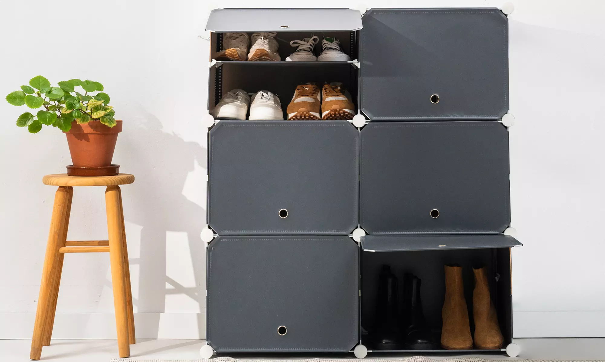 Innovagoods modulares Schuhregal