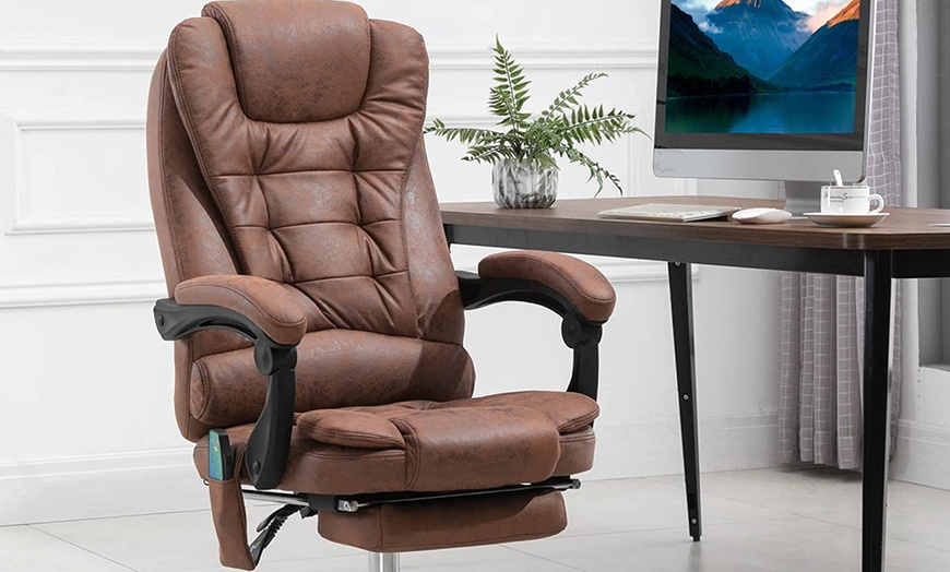 Image 54: Vinsetto Massage Office Chair