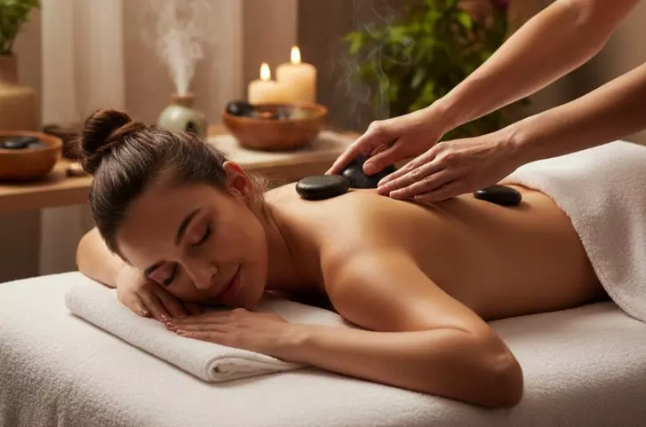 Ritual relajante con masaje de piedras calientes de 30, 45 o 60 minutos para 1 persona, con hasta un 51% menos - Primary Image