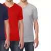 Navy - Red - Heather Grey