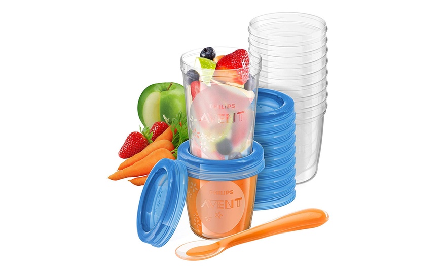 Image 2: Philips Avent Storage Cup Set