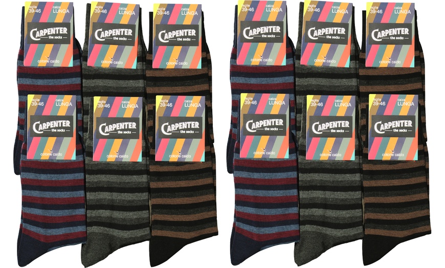 Image 31: Carpenter 6er- oder 12-Pack kurze oder lange Herren-Socken
