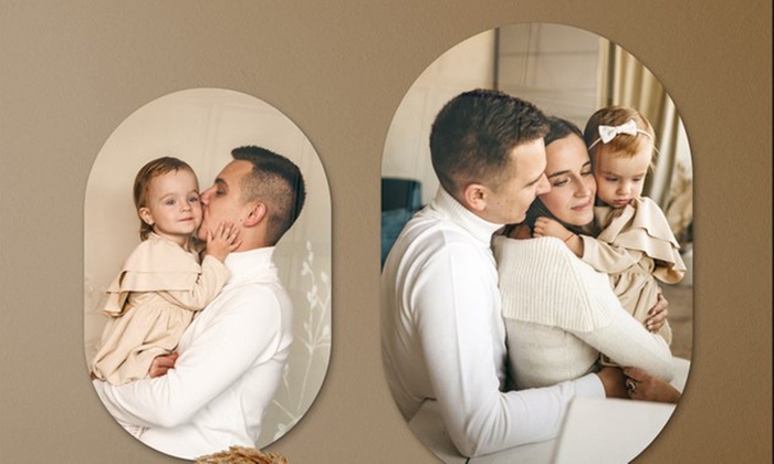 Décoration murale ovale personnalisable sur le site Hello Deco