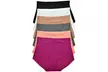 (6 Pack) Women's High Waisted Seamless Basic Laser Cut Panties - Second Medium