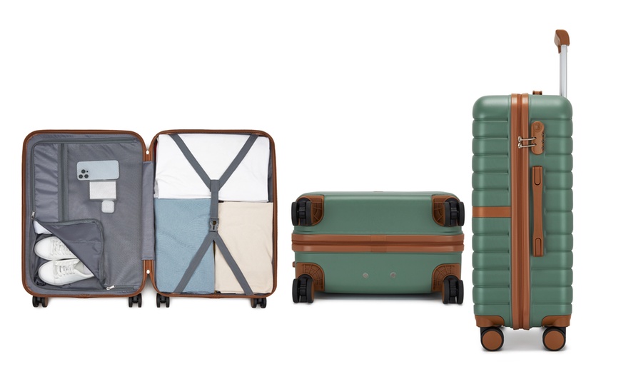 Image 19: Einzelner oder 3er-Set Hartschalenkoffer der Marke Kono 