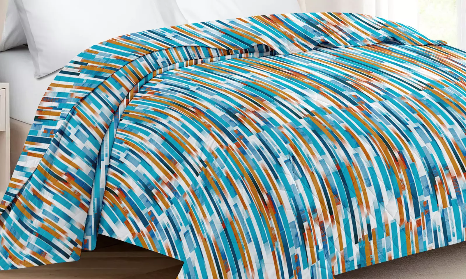 Tweezijdig bedrukte deken