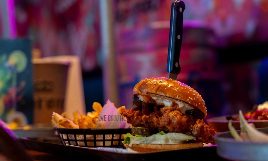 Image 4: Enjoy the Choice of Burger with Fries for 1, 2, or 4 People 