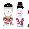 Image 15: 4 Pcs Christmas Toilet Bathroom Decoration Set in 4 Styles 
